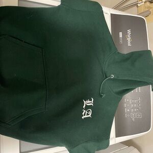Dark Green Hoodie with LA Logo